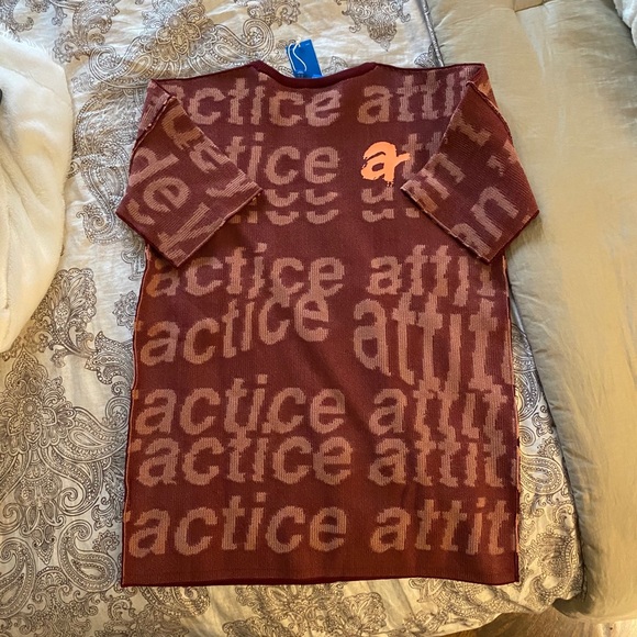 Adidas Knit Shortsleeve Oversized Sweatshirt - Picture 2 of 3